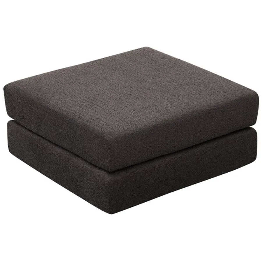 Bettsofa Foldbar Anthrazit Fabric: 100% CHENILLE B 95 T 95 cm