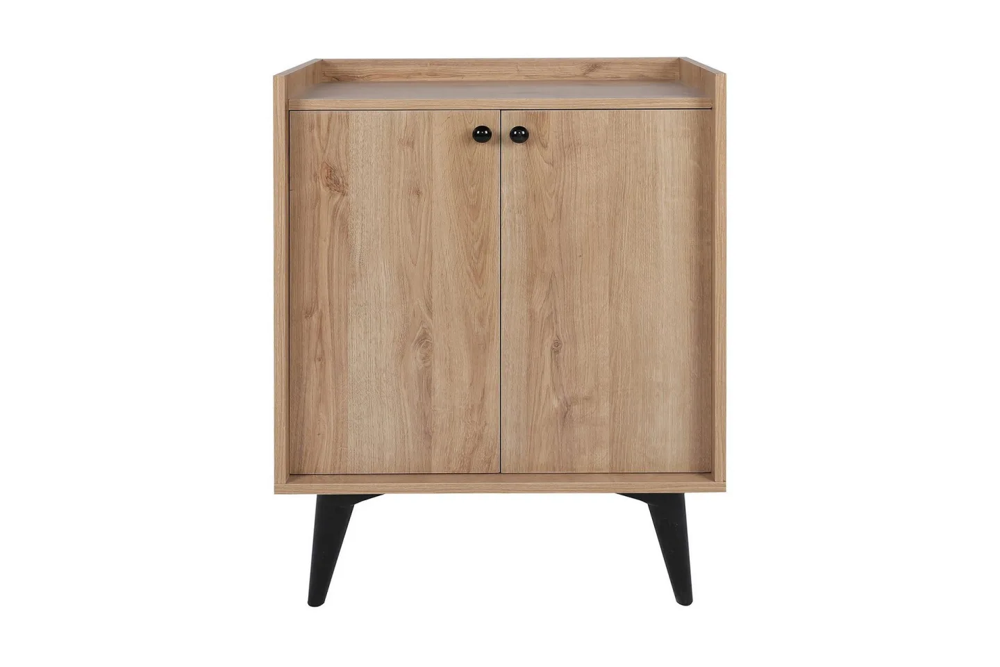 Kastelas Sidobord 70 cm - Natur/Svart