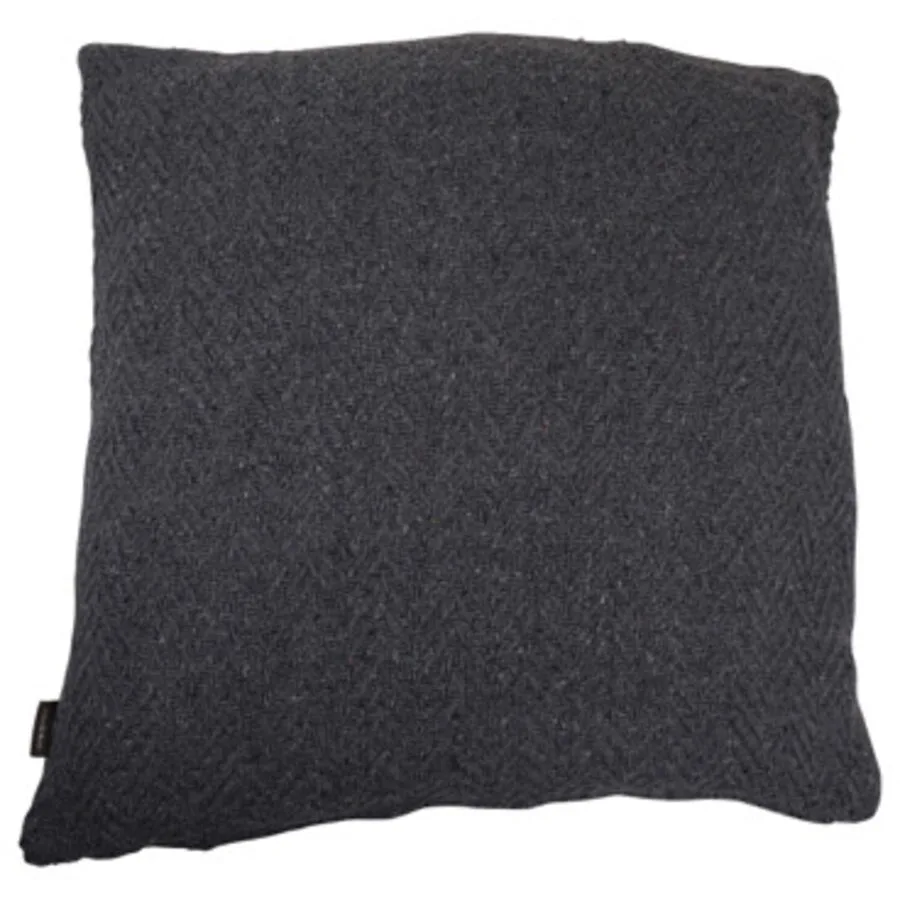 Zierkissen Kenya Grau Baumwolle 45 cm 45 cm
