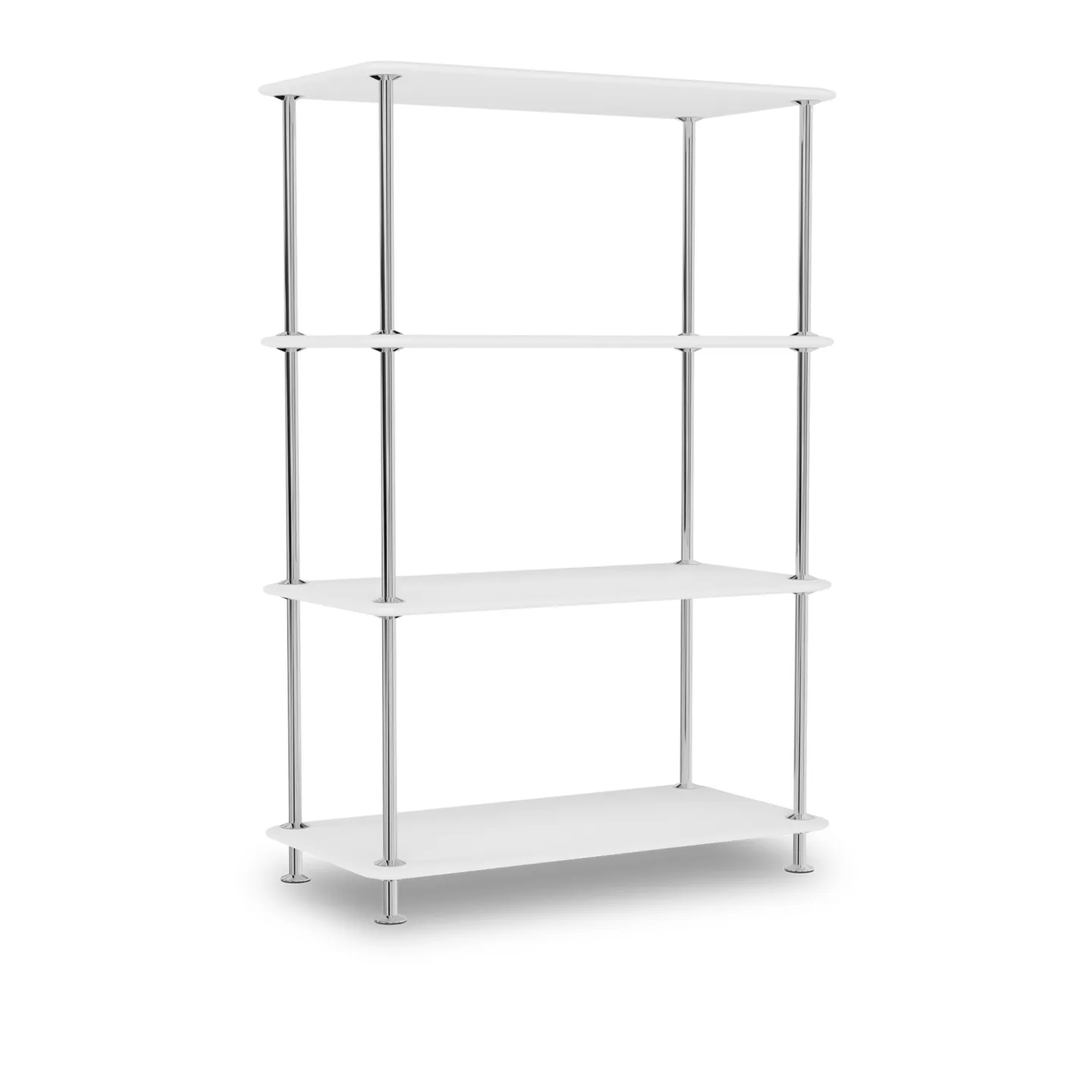 Montana - Montana Free 300000 231-Masalastructure 44C-Chrome - Hyllor & Hyllsystem - Jakob Wagner - Röd - Metall/Trä
