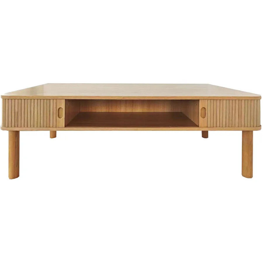 Salontisch Sheryl eiche Mischholz (MDF) B 130 T 70 cm