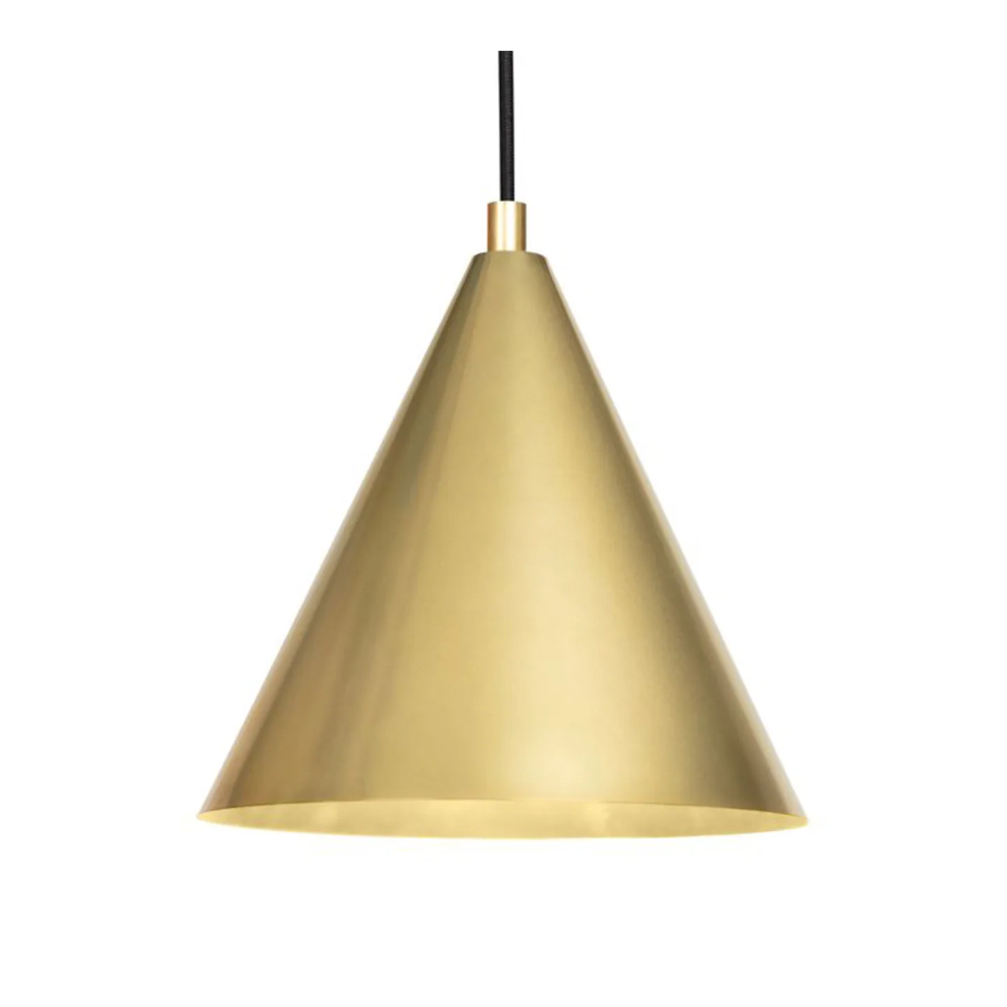 Örsjö Belysning - Tratten Large, Pendant Fixed LED Raw Brass - Pendellampor - Guld