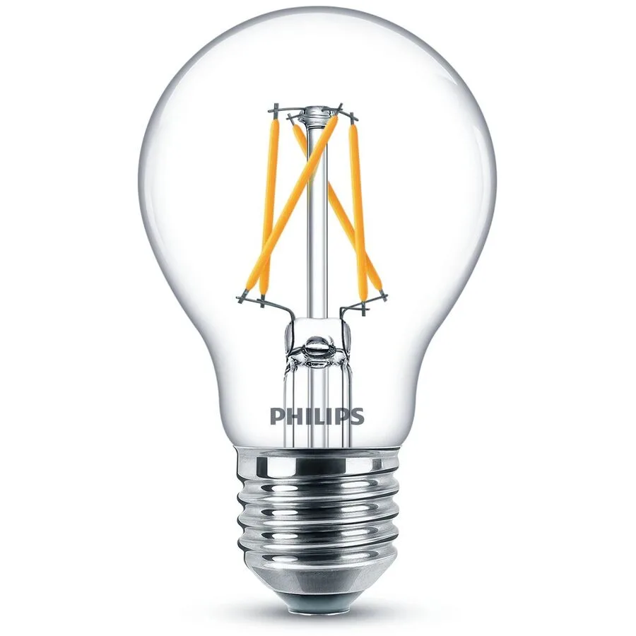 Leuchtmittel Philips Glas E27 7.5 W - Farbe: Transparent - LED - Lichtfarbe: Extra warmweiss - LED Leuchtmittel
