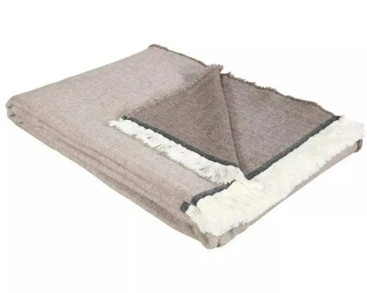 Eskitex AG Plaid Lily 140x200 cm Braun | Schubiger Möbel
