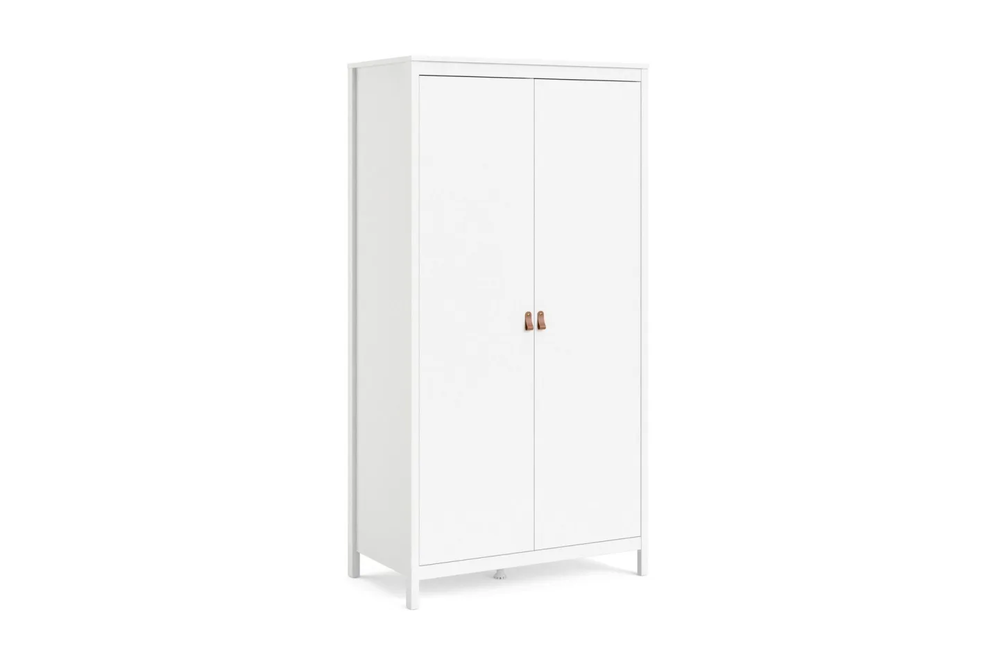 Vallvidera Garderob 58x102 cm - Vit/Natur