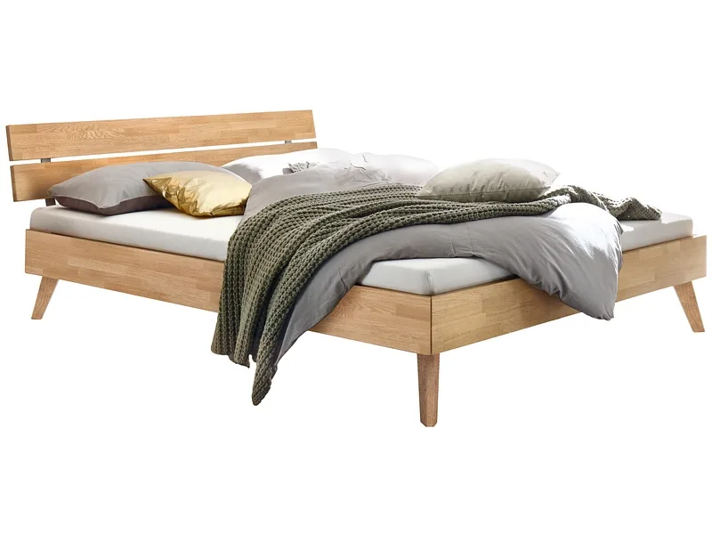 Bett HASENA ORTONA 90x200cm massives holz eiche bianco