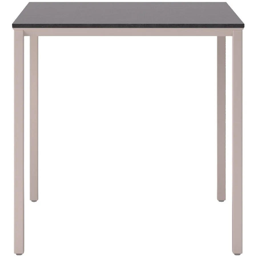 Beistelltisch Barillo taupe Keramik Massivholz B 40 H 40 cm