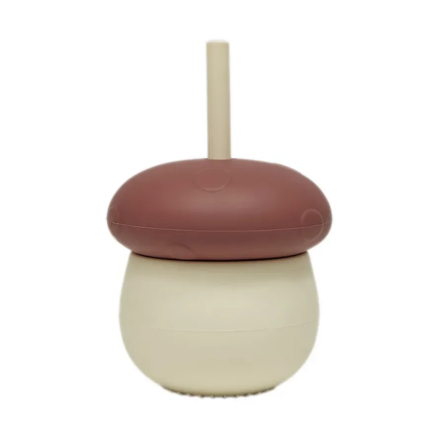 OYOY Mushroom Tasse Offwhite-red