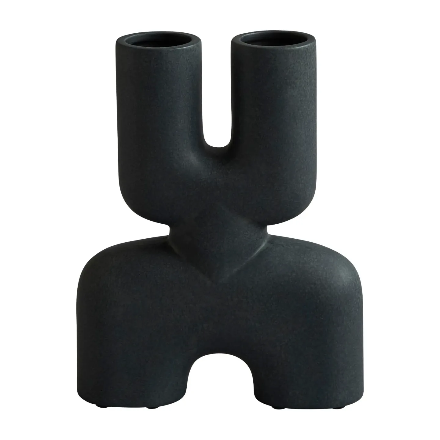 101 Copenhagen Cobra Double mini Vase 22 x 28 cm Schwarz