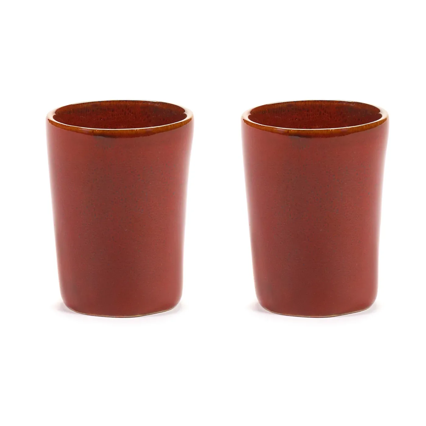 Serax La Mère Espressotasse 7 cl 2er-Pack Venetian red