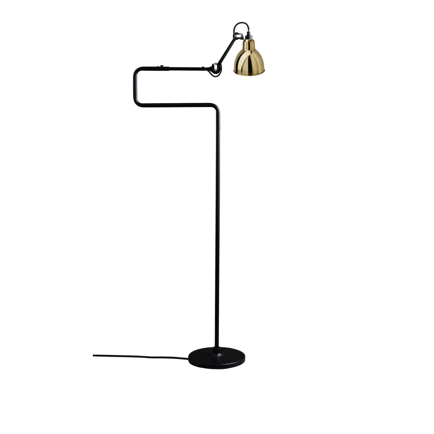 DCWéditions - Lampe Gras No411 - Round, Mässing - Läslampor - Bernard-Albin Gras - Guld