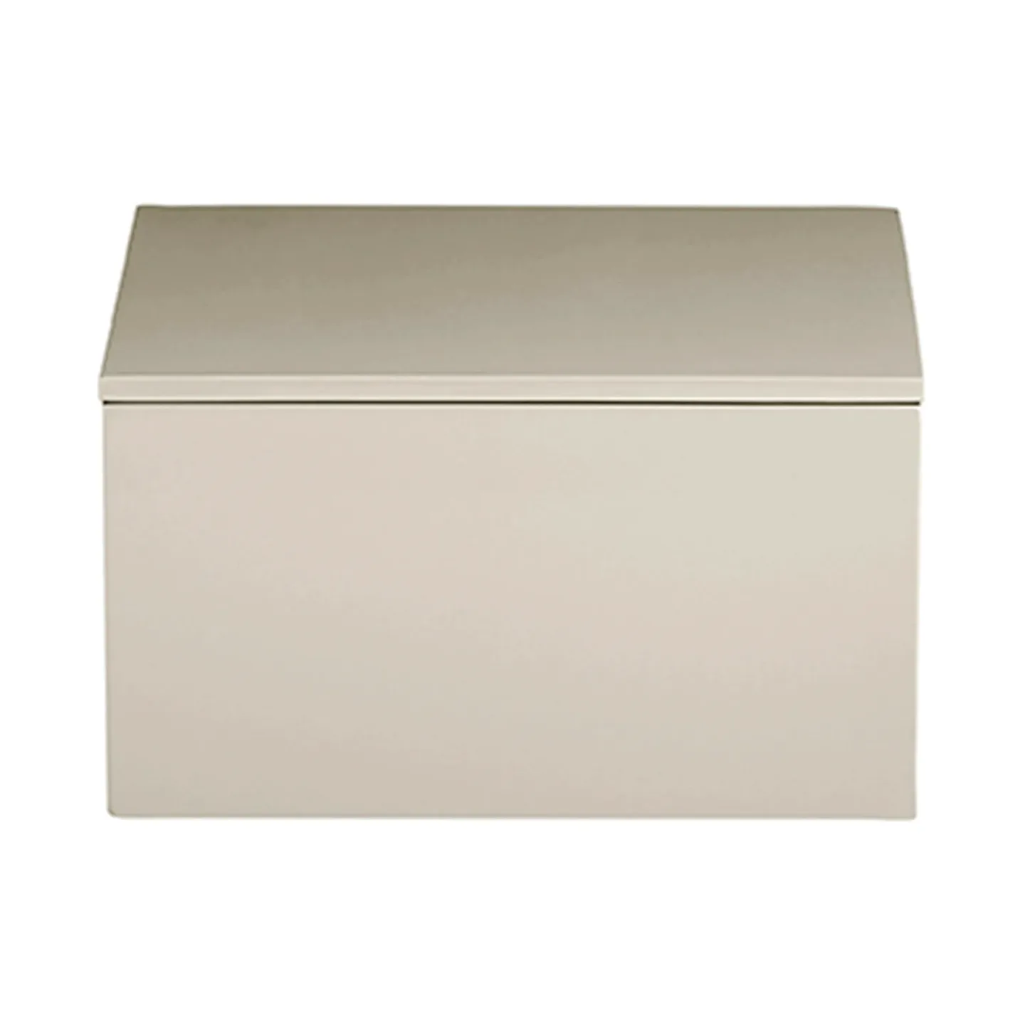Mojoo Lux lackierte Aufbewahrungsbox 19x19x10,5 cm Latte