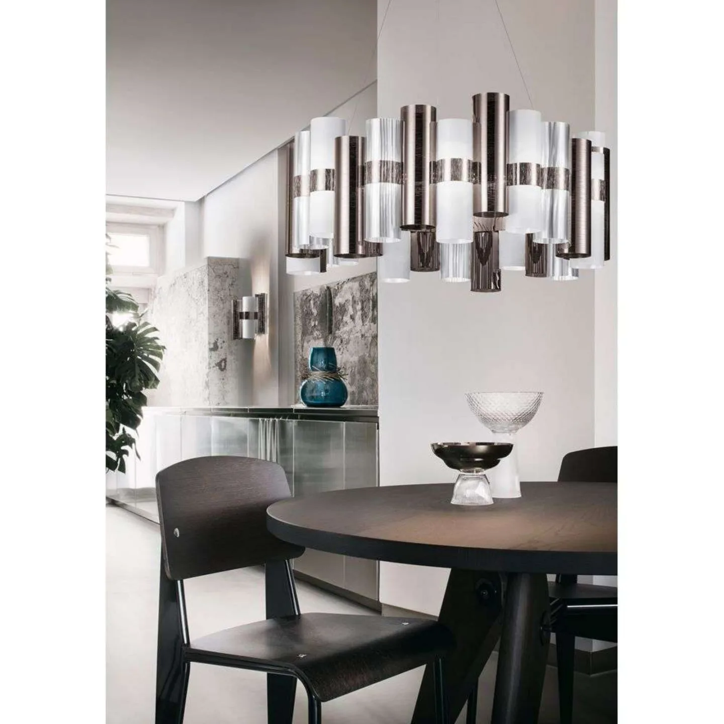 La Lollo Pendel M Pewter - SLAMP - Stue - Plastik