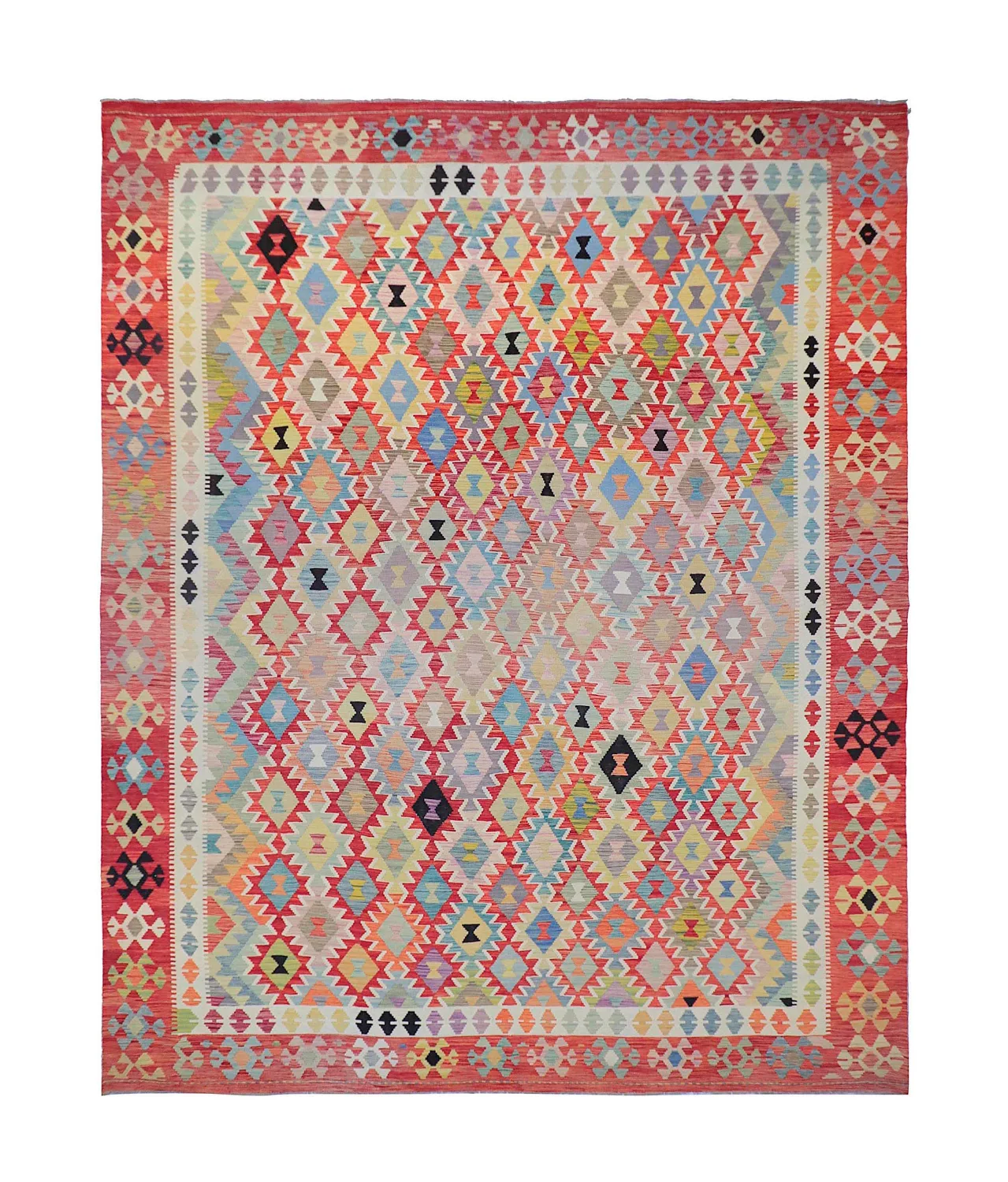 Orientalsk Teppe - Vegi Kelim Hand Woven - 323 x 415 cm (Størrelse: 323 x 415 cm)