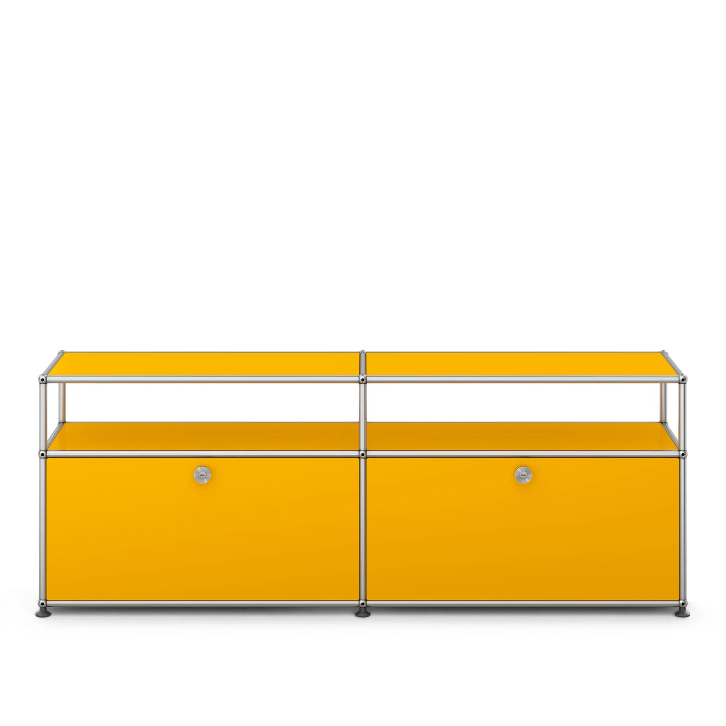 USM - USM Haller Sideboard O2 Golden Yellow - TV-bänkar - Fritz Haller & Paul Schärer - Gul - Metall