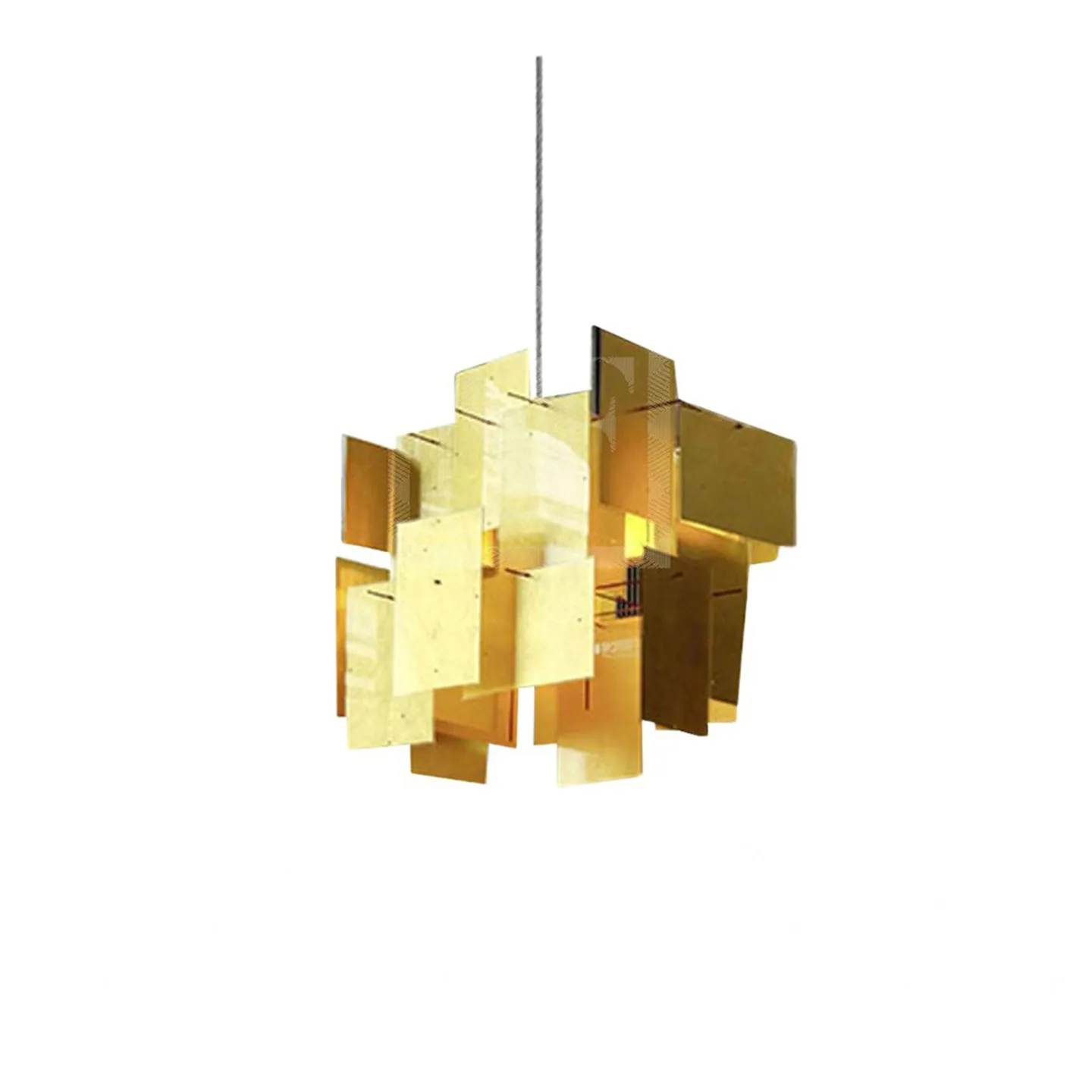Ingo Maurer - 1000 Karat Blue (20 Blenden) - Pendellampor - Axel Schmid - Guld