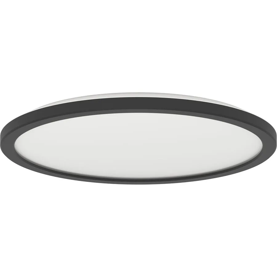 Eglo Deckenlampe Rovito Schwarz Kunststoff 3 cm - LED - LED Energiesparlampen