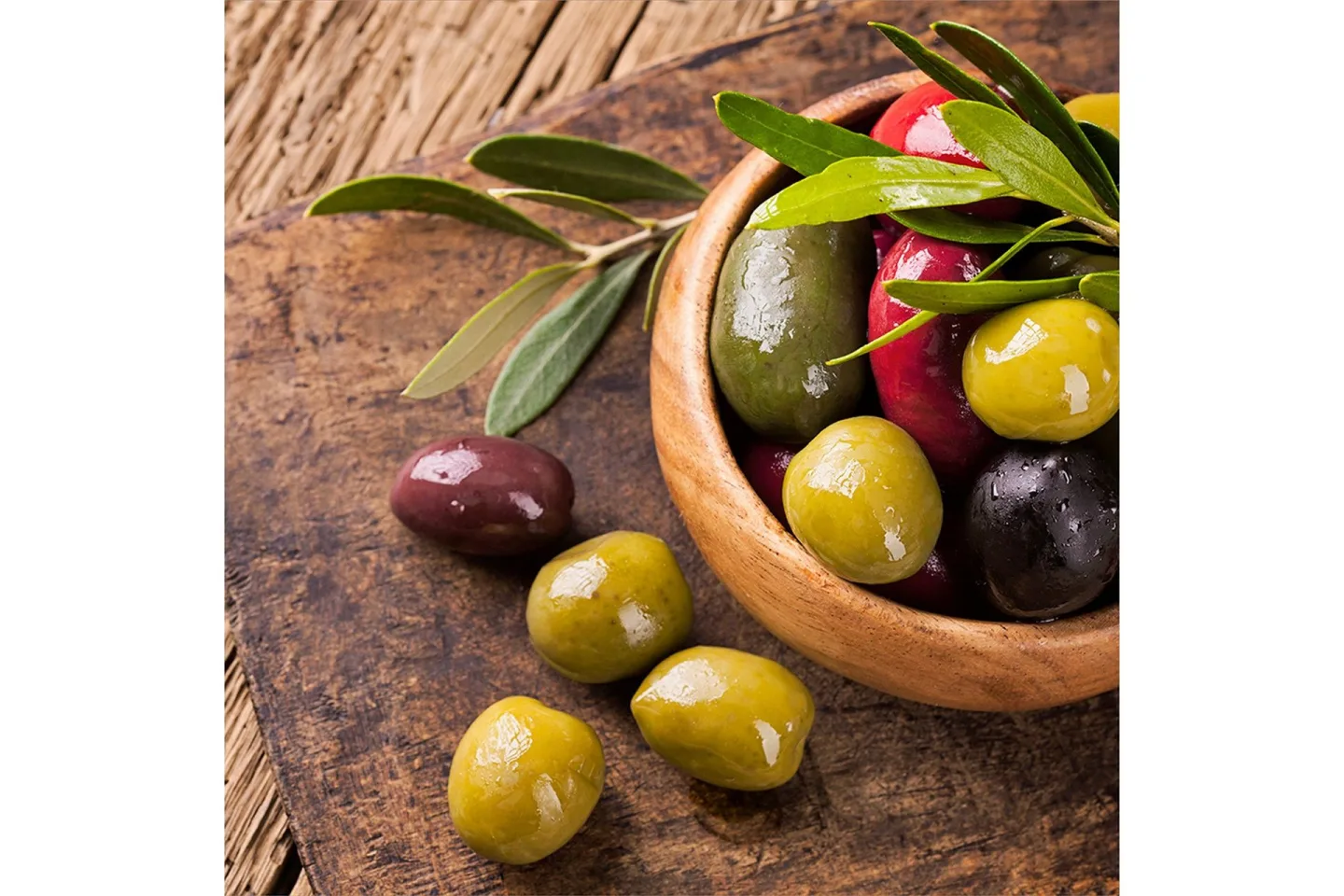 Tavla Olives - 30x30 cm