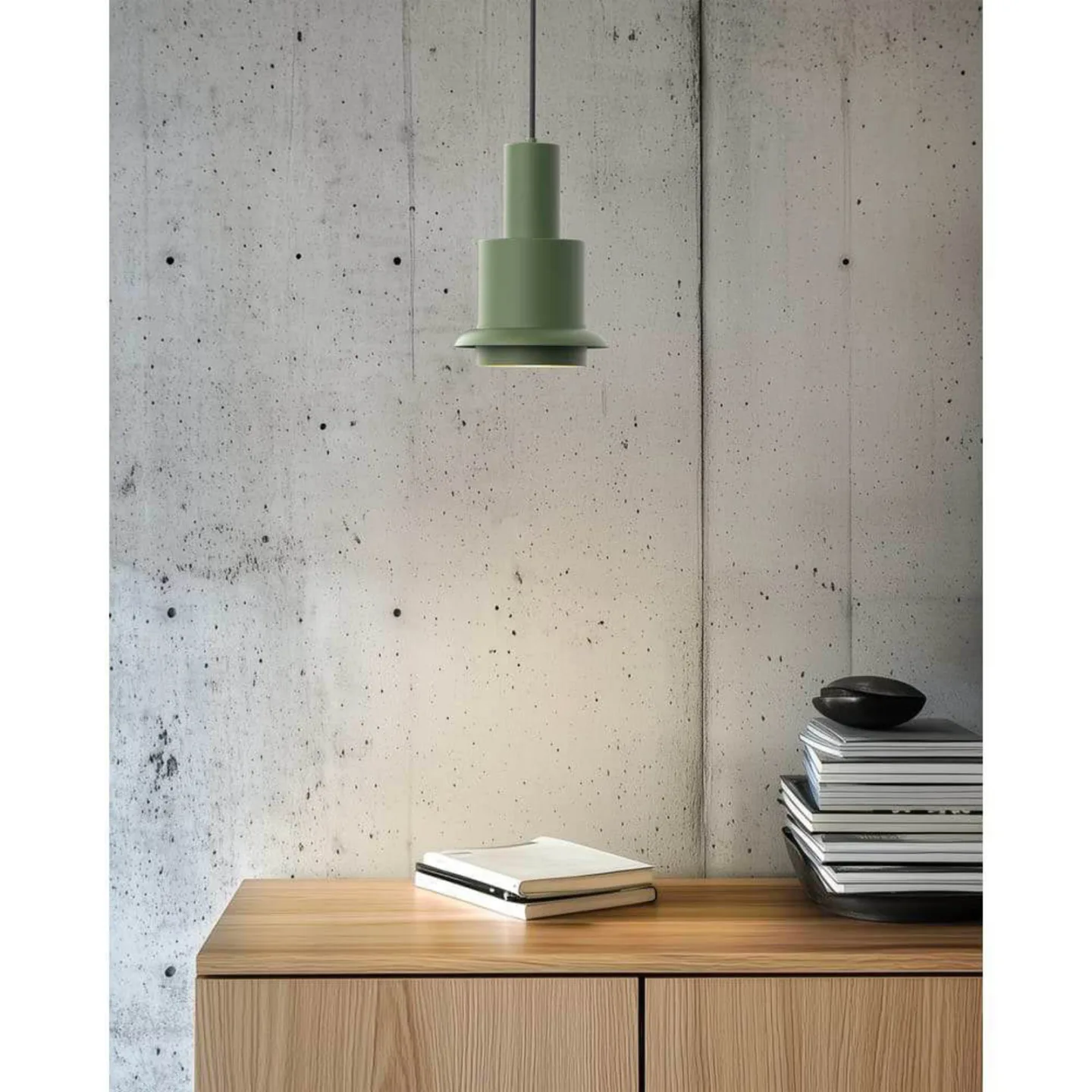 Chaumont Pendel Ø15xH22 Green/White - DCW - Stue - Metall