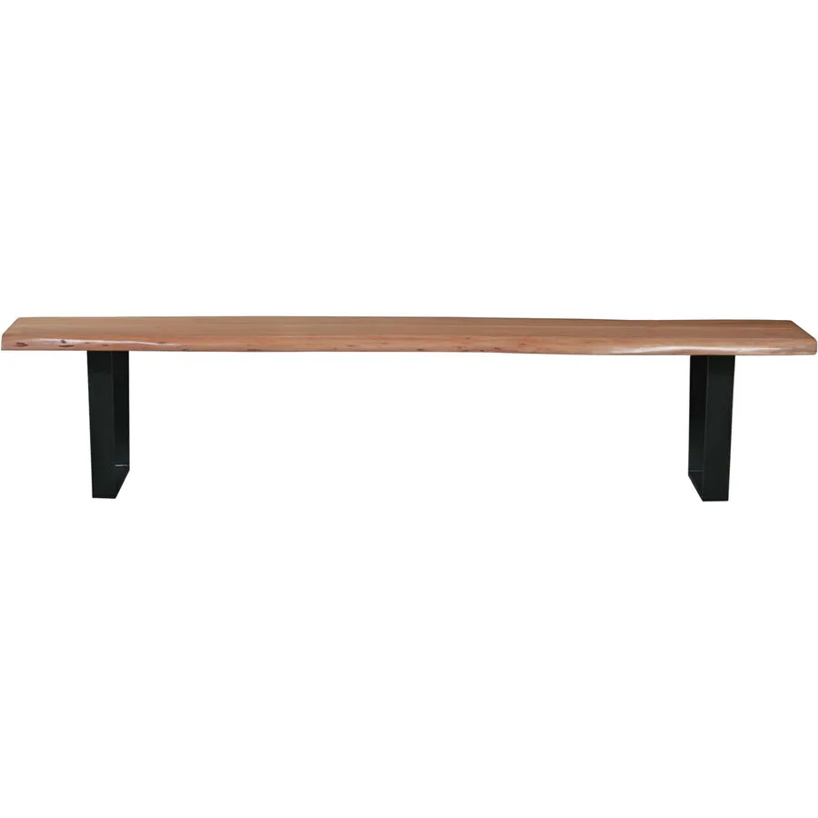 Bank Uwe natur Akazie Massivholz B 150 T 40 cm
