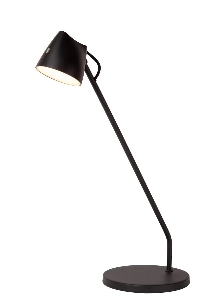 Lucide - Milne 42cm - Skrivbordslampa - Svart