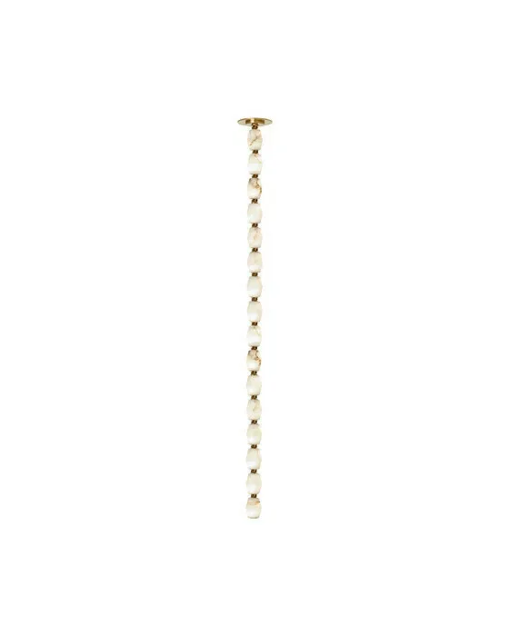 Collier Alabaster 48 Pendant Antique Brass 2700K