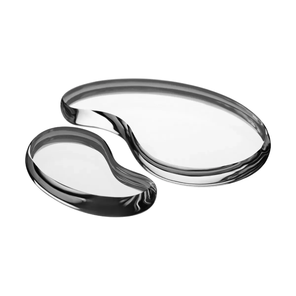 Kosta Boda Tears of joy Dekorationsobjekt 2-teilig Silber