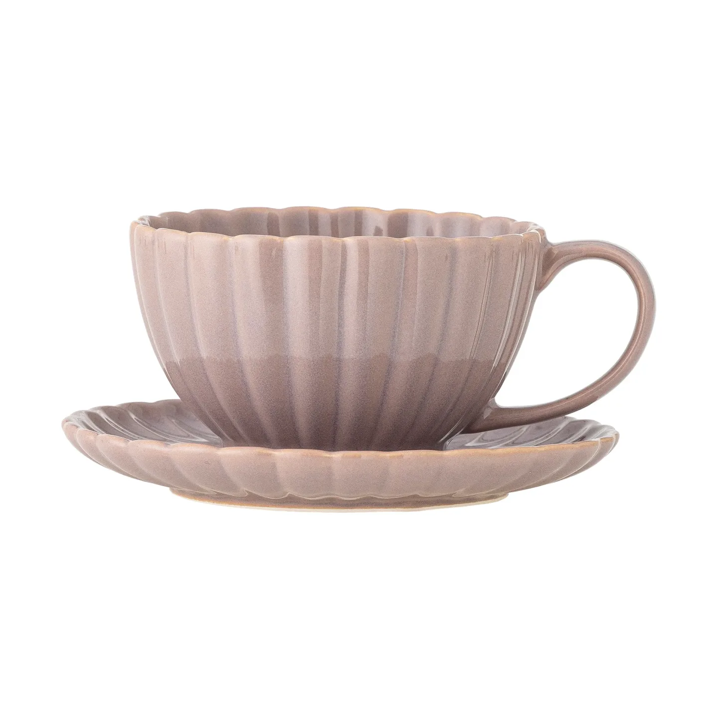 Bloomingville Latina Tasse 22 cl mit Untertasse Rose