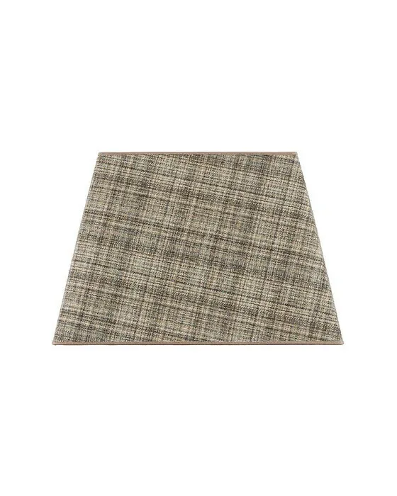 Firkantet lampskærm callum plaid brown