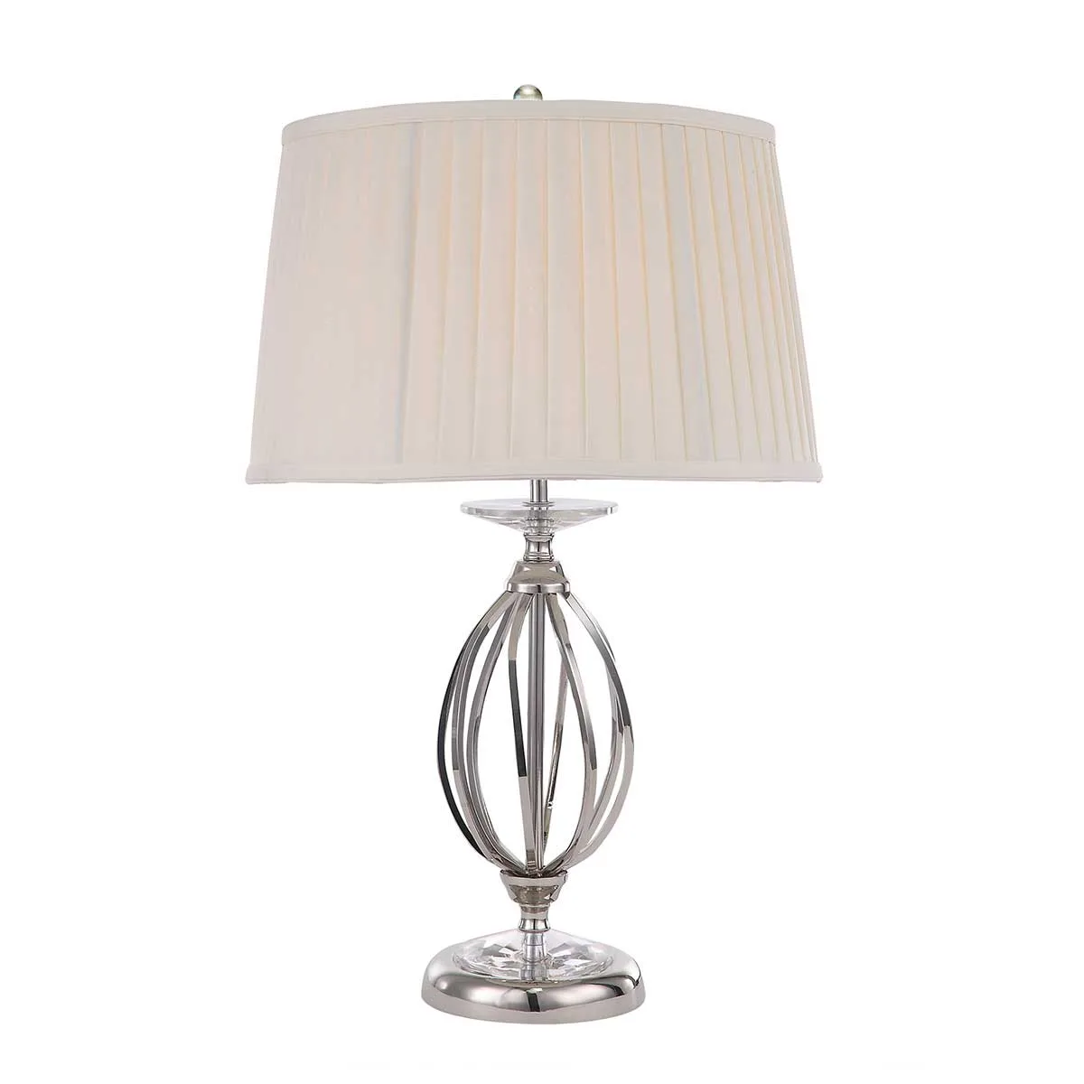 Elstead Lighting - Aegean 58cm - Bordslampa - Polerad nickel