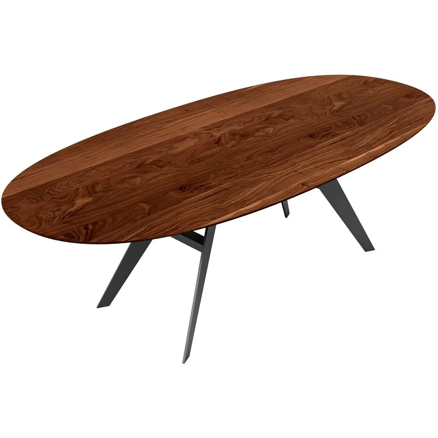 WILLISAU SWITZERLAND Esstisch Willisau Linea Nussbaum massiv 240 cm - Farbe: Nussbaum geölt
