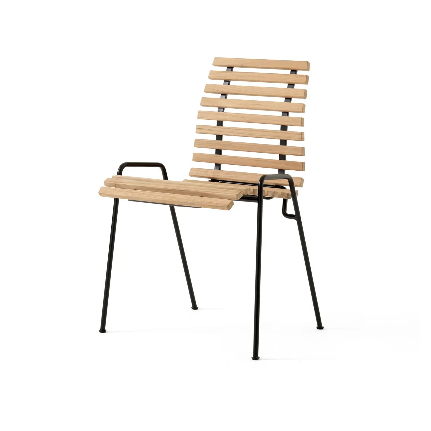 &Tradition RFH RD4 terrass sidostol Teak-black