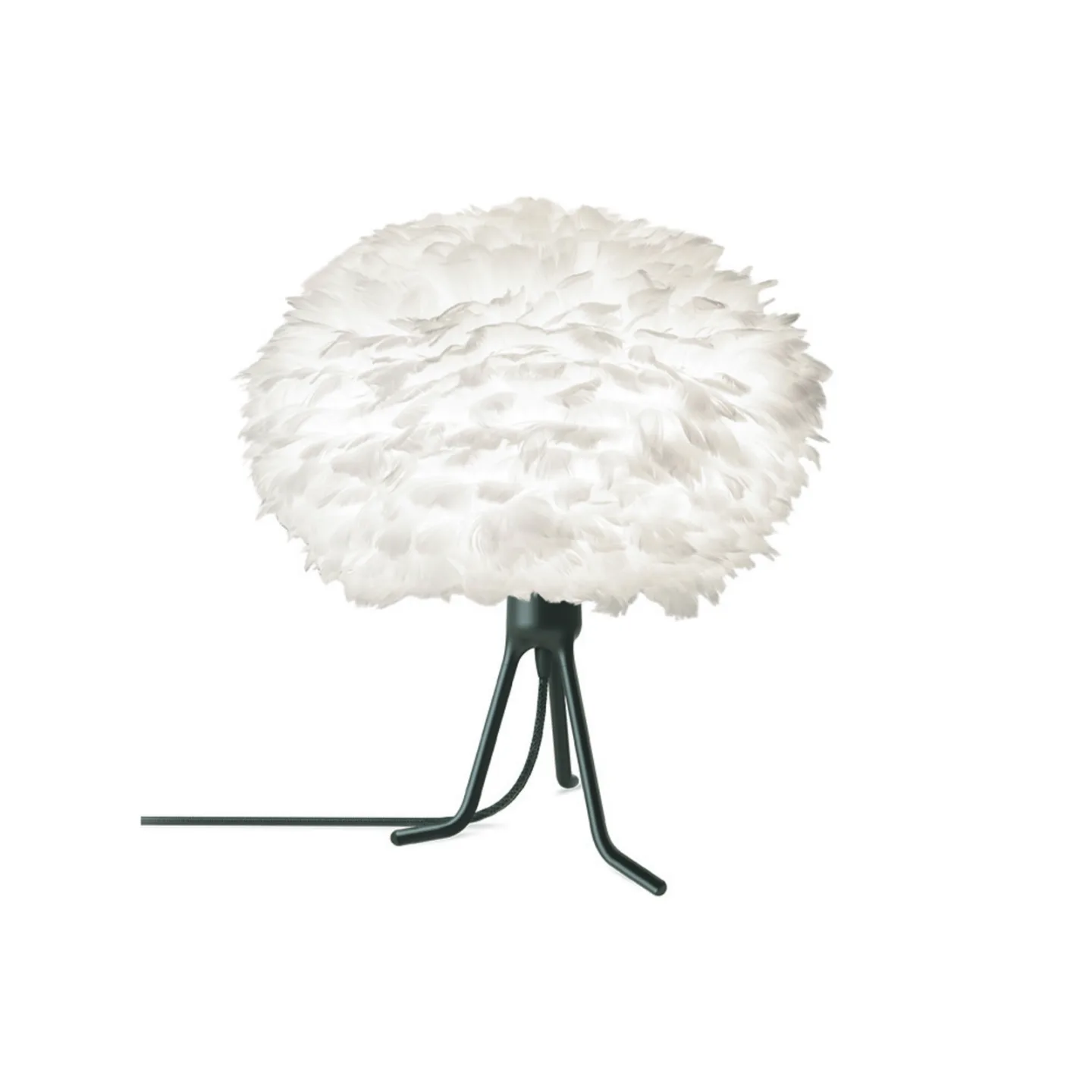 Eos Tischleuchte Medium w/Mini Fod Weiß/Schwarz - UMAGE - Wohnzimmer - Sonstige