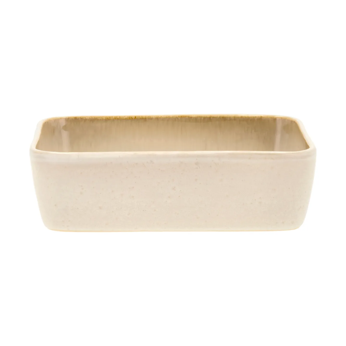 Bitz Bitz Teller rechteckig 14x19 cm Cream white