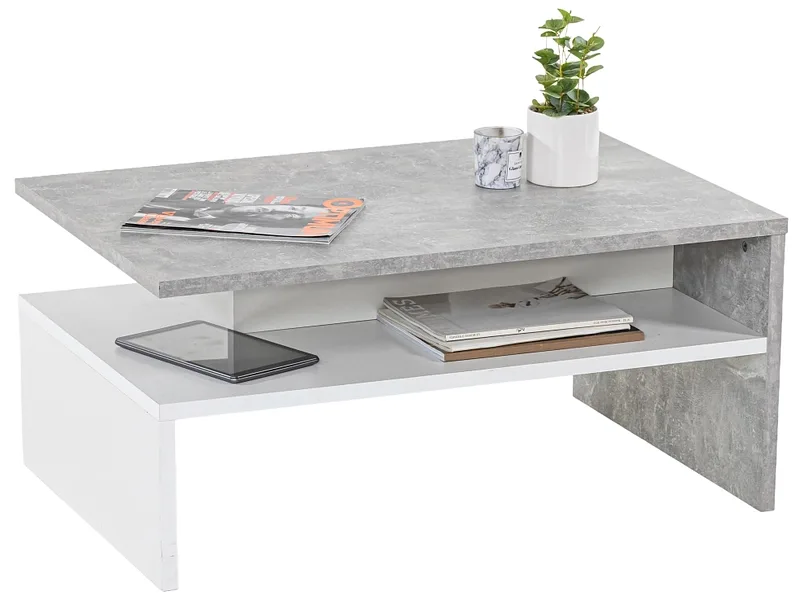 Couchtish FLO 60x90x42cm weiss