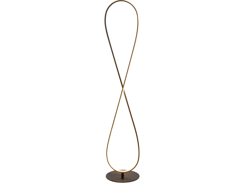 Stehlampe HONG 127cm 24W schwarz