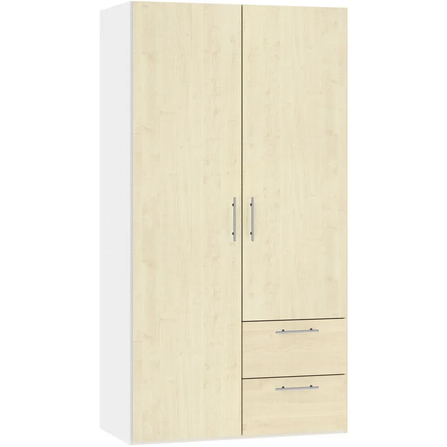MyDeal Kleiderschrank Comfort go Ahorn Holzwerkstoff B 102 cm - Schweizer Möbelhersteller