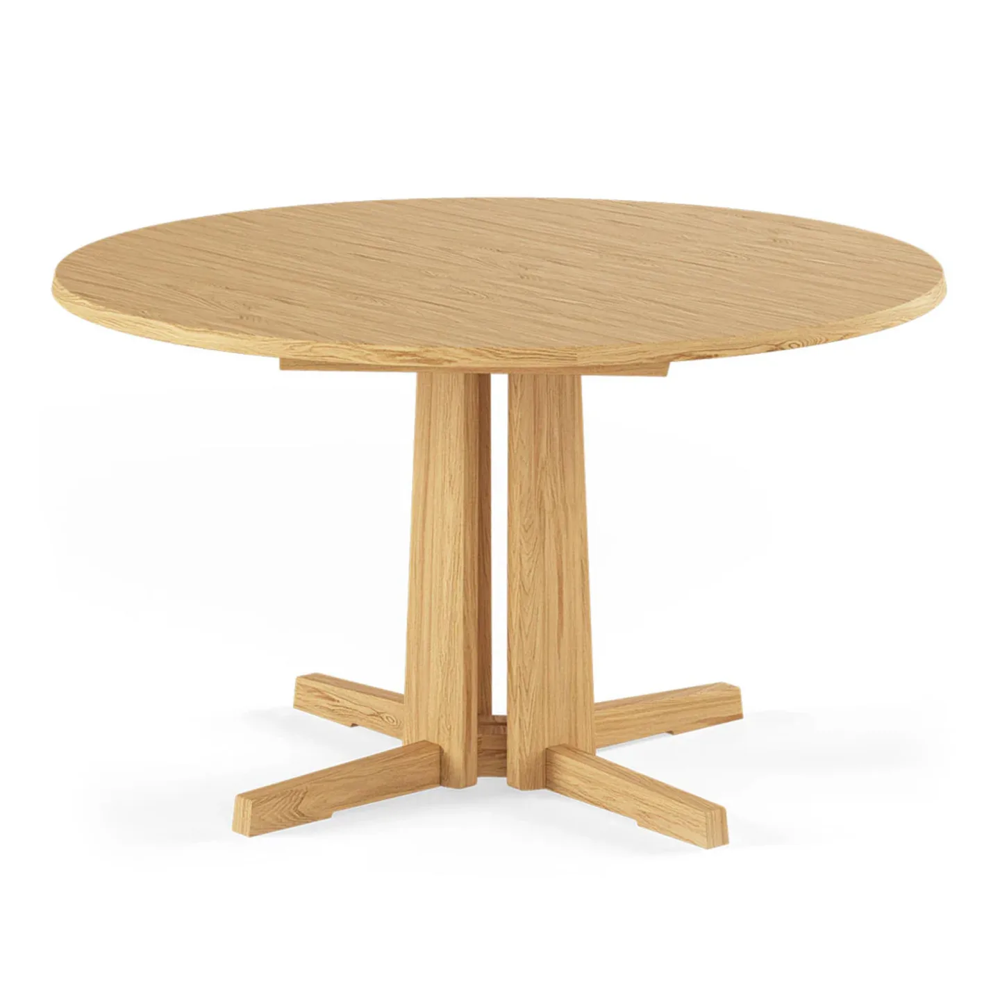 Naver Collection - GM 3182 Oblelisk Table Ø130, Oak olied - Matbord - Beige - Trä
