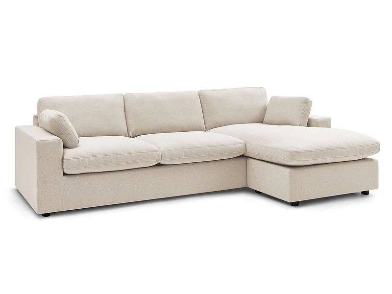 Ecksofa BOBOCHIC BELAIR Stoff beige