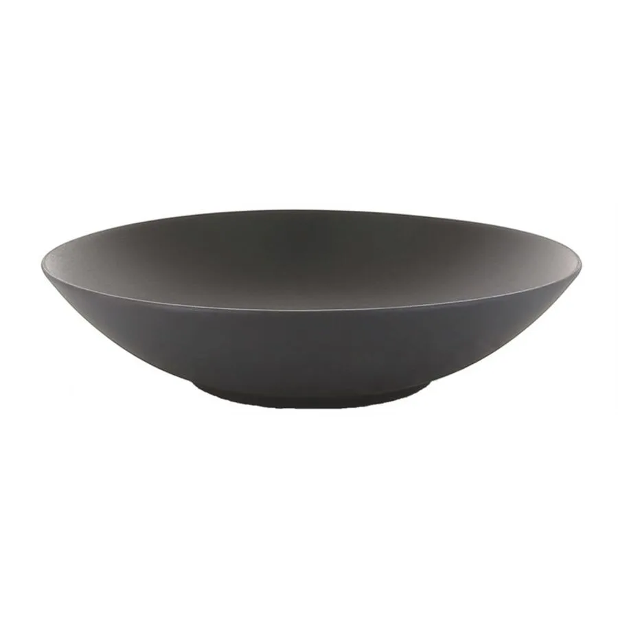 Revol Suppenteller Equinoxe schwarz matt Porzellan D 24 cm 1 Stk