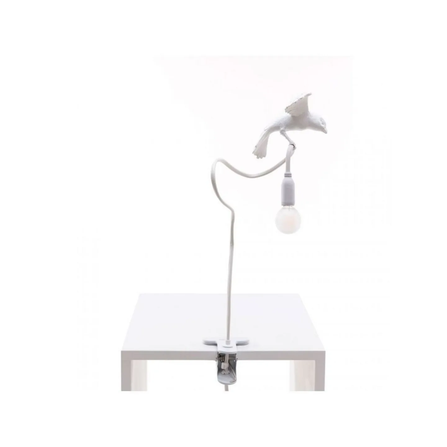 Sparrow Cruising Klemmleuchte White - Seletti - Wohnzimmer - Kunststoff