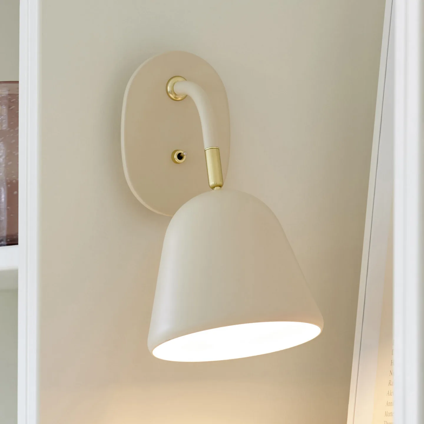 Fleur Vegglampe Beige - Nordlux - Stue - Moderne - Metall - Med en lyskilde