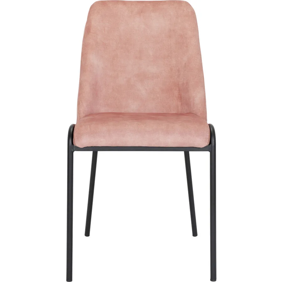Stuhl Kenny pink Stoff