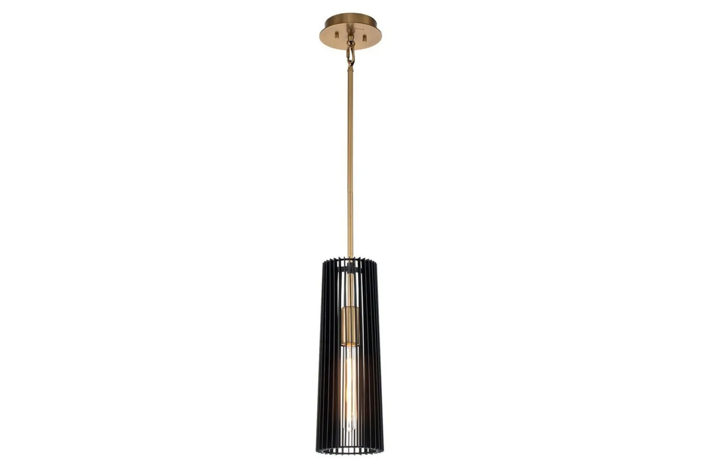 Linara Kichler Taklampa - Black||Brass