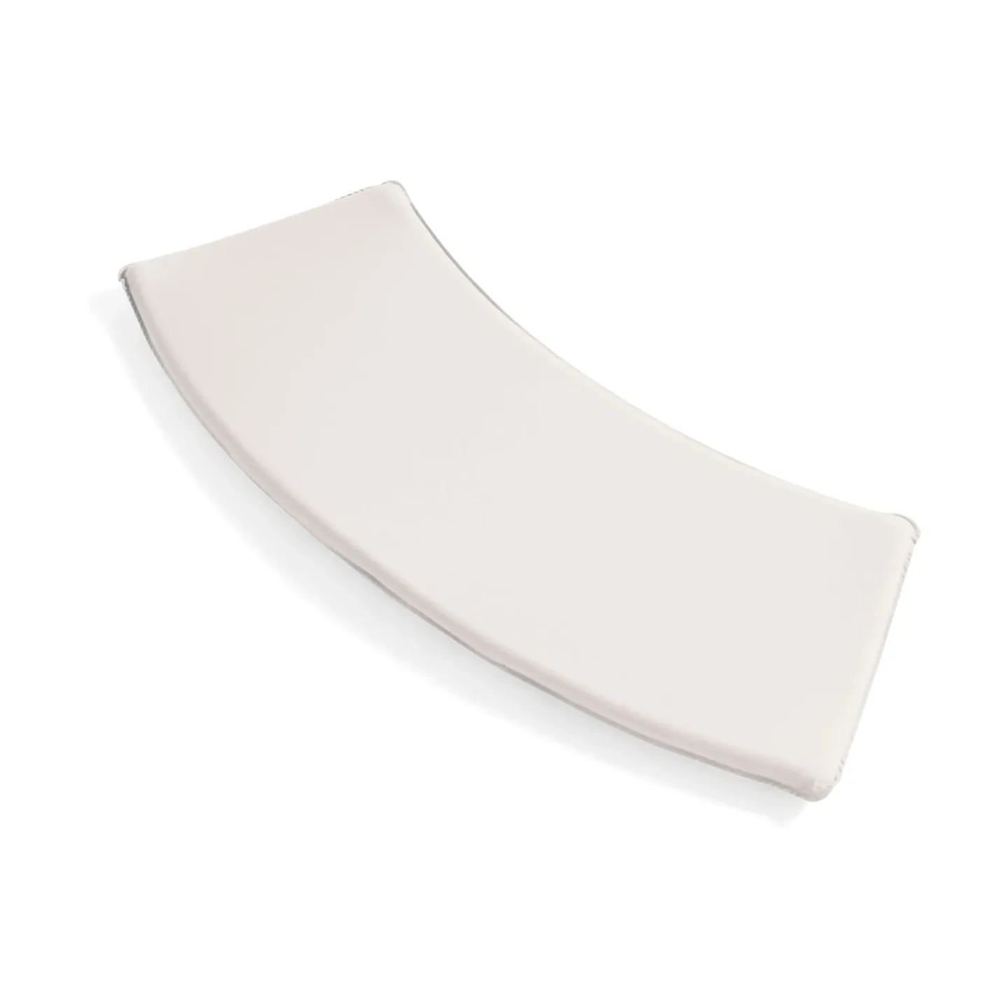 HAY Palissade Dining sittdyna till parkbänk med rygg insvängd Cream white