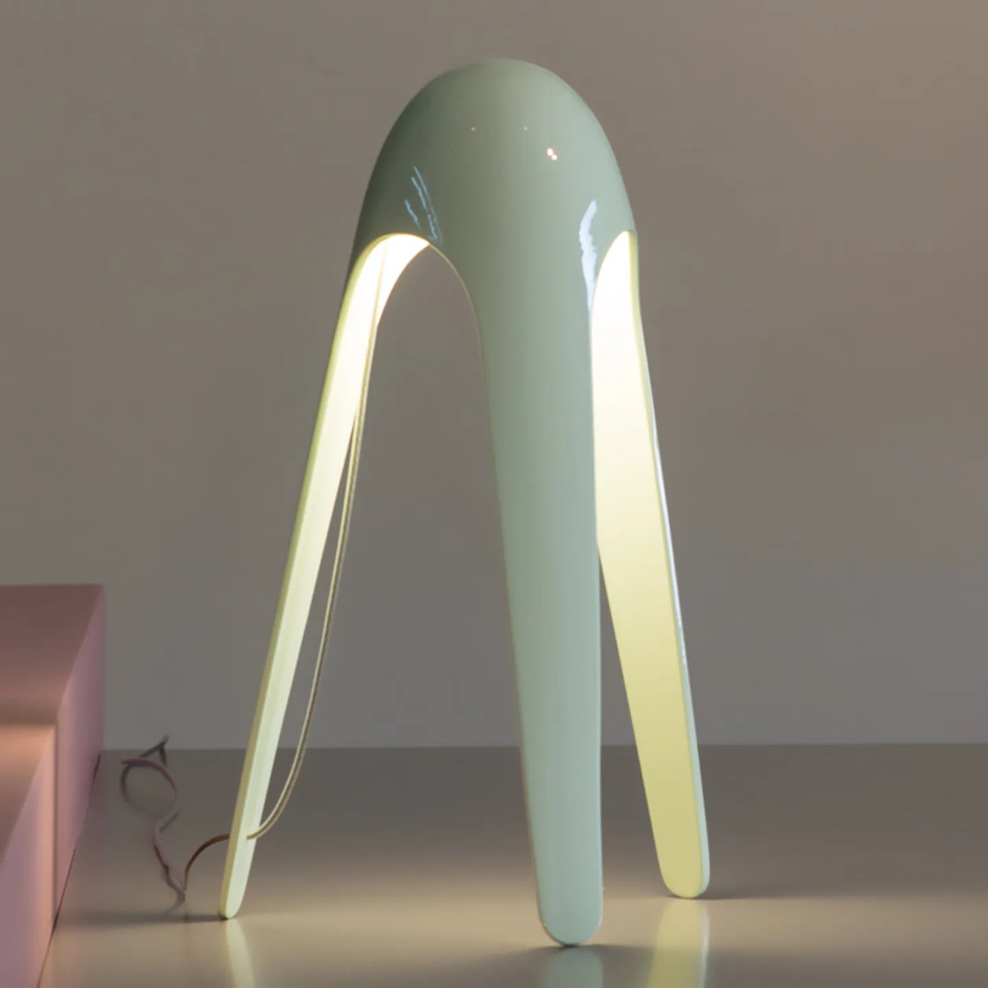 Cyborg Tischleuchte Grün - Martinelli Luce - Wohnzimmer - Design - Metall