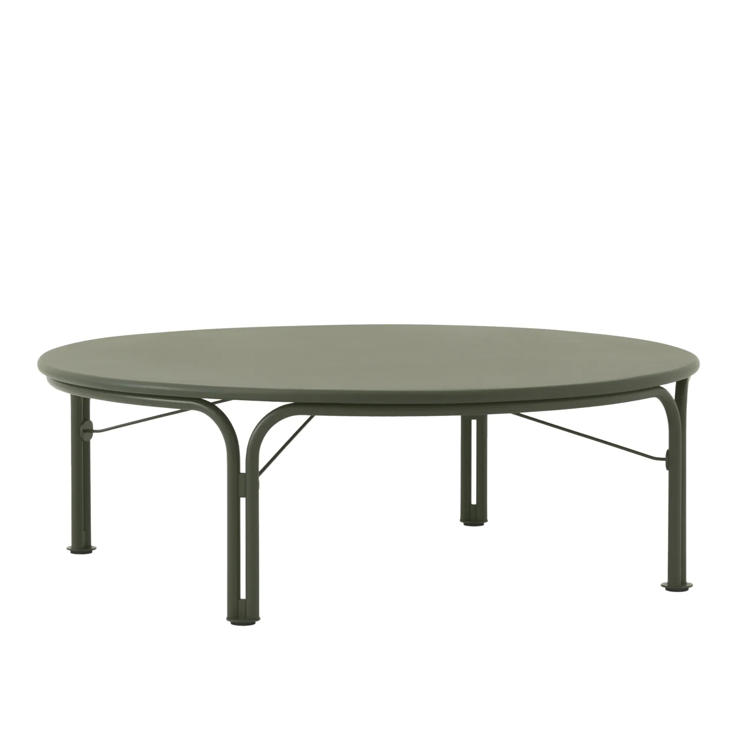&Tradition - Thorvald Outdoor Coffee Table SC109 Ø115 cm Bronze Green - Soffbord utomhus - Space Copenhagen - Metall