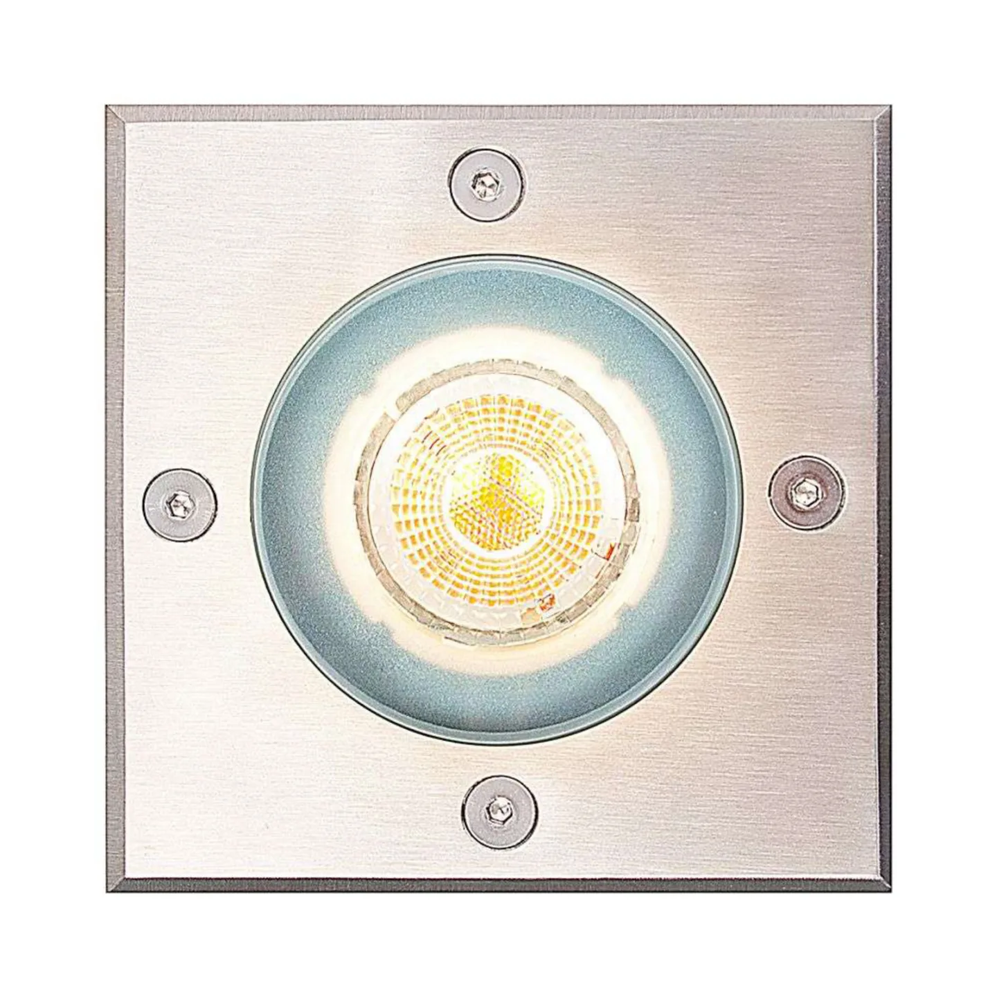 Andor Square Nedgravnings Spot Stainless Steel - Nordlux - Aluminium