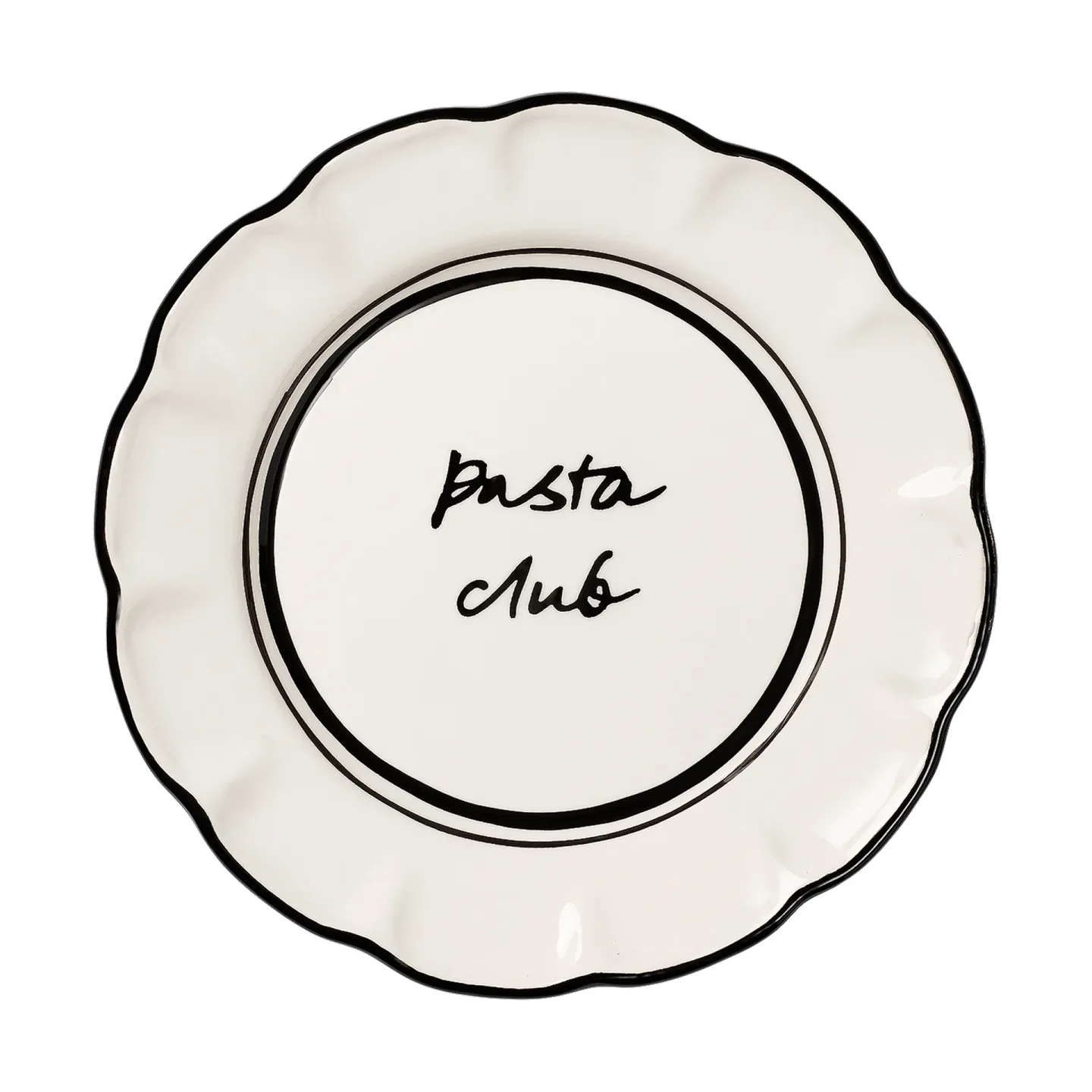 Pick a Poppy Bistro Salatteller Schwarz, 21,5 cm