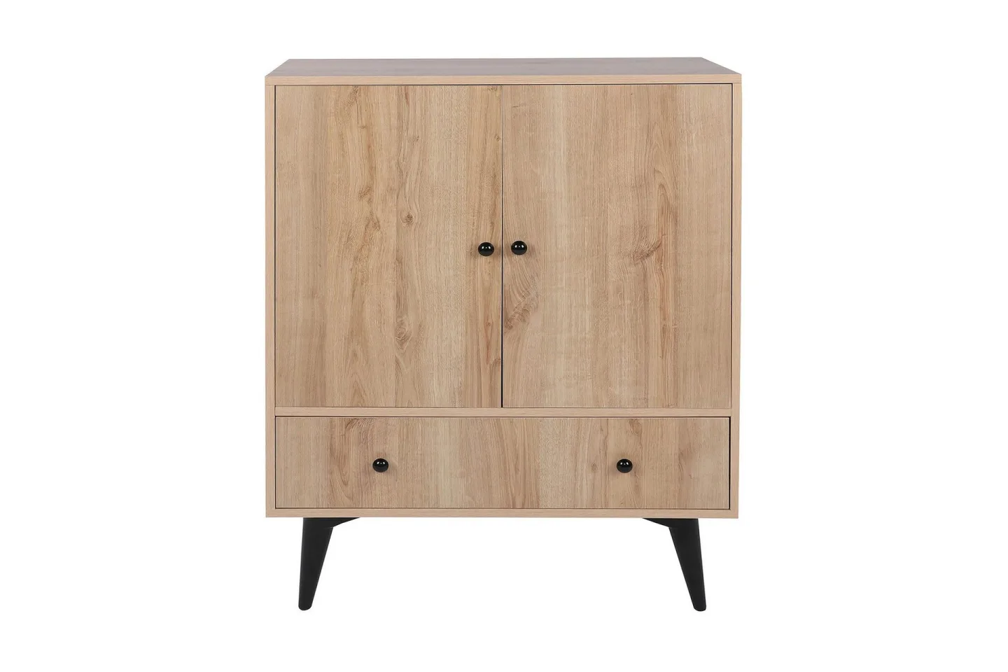 Gibia Sidobord 90 cm - Natur/Svart